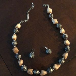 Necklace and Earrings